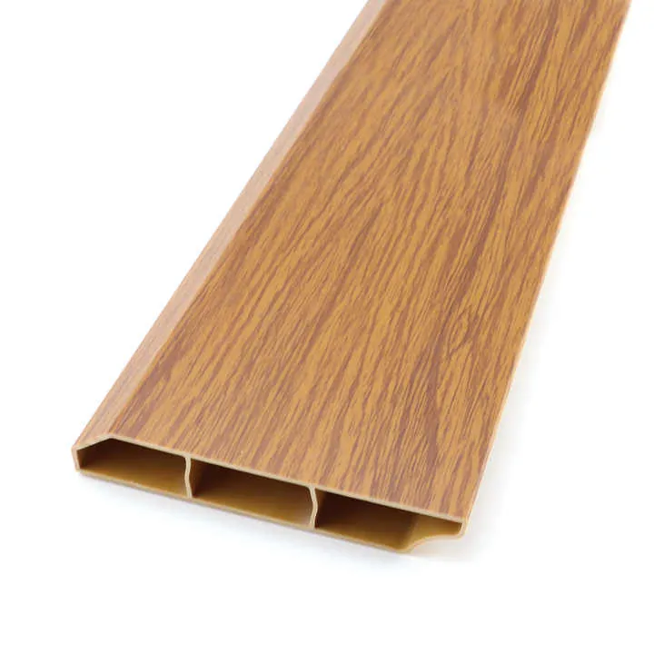 Listones de aluminio con grano de madera 3D