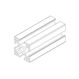 50x50mm T-Slot Aluminum Profile with Round Core