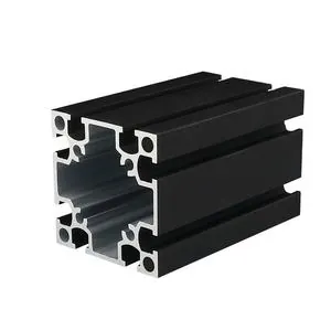 6060 Black Fluted Aluminum Tube