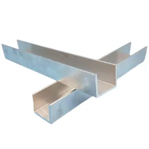 6061-T6 U Channel Aluminum Extrusion for Structural Framing and Support