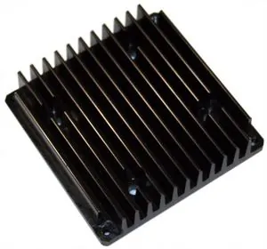 6063 Black Anodized Heat Sink