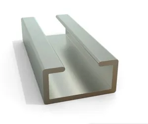 6063 T5 Aluminum C Channel Extrusion Profile