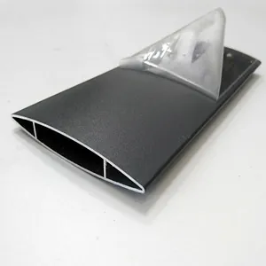Airfoil Dovetail Aluminum Extrusion for Sunshade Systems