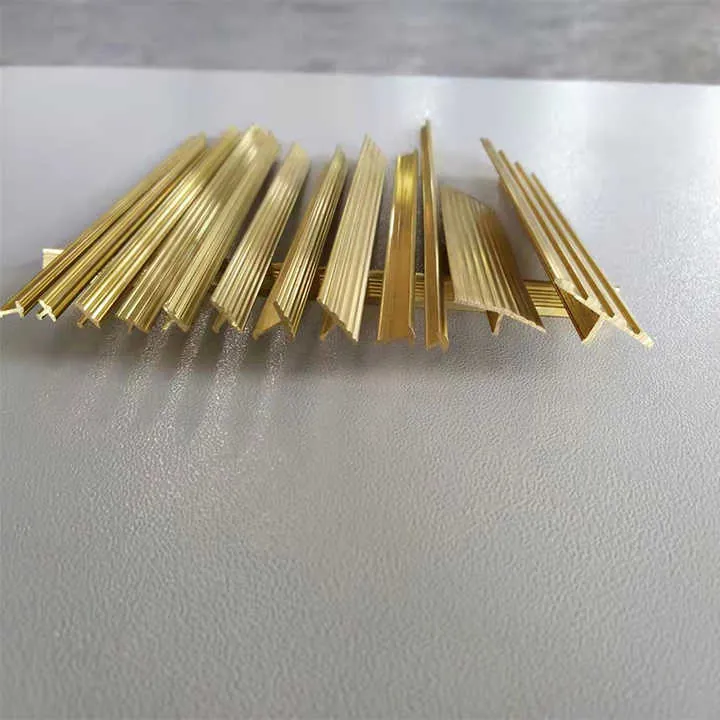 Sleek aluminum edging strip for modern interiors