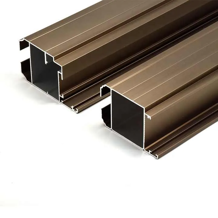 Profilés en aluminium pour portes coulissantes