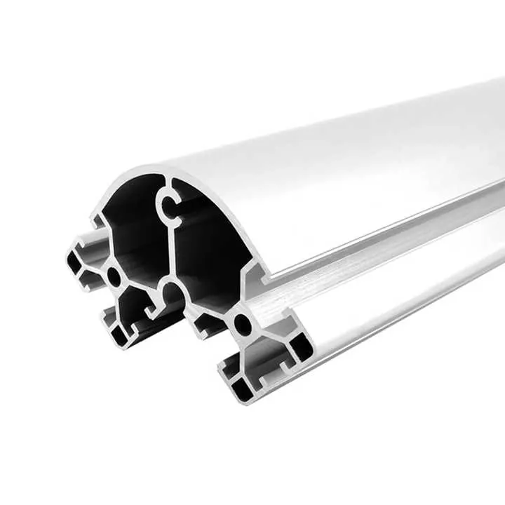 Extrusión de aluminio con ranura en V