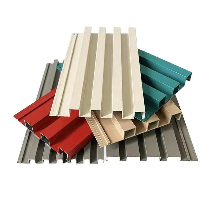 Aluminum Extrusion Aluminum Cladding Profile Wood Look Grain Aluminum Panels