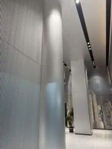 Aluminum Honeycomb Wall Panel with Smooth Anodized Surface Finish