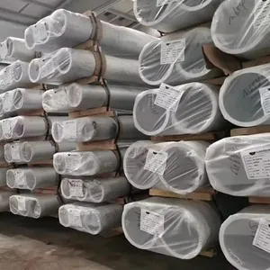 Aluminum Round Tube with Brushed Finish