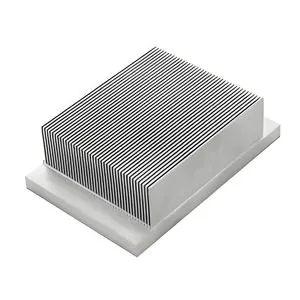 Aluminum Skived Fin Heat Sink Custom Size