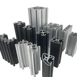 Black 4545 Aluminum Extrusion