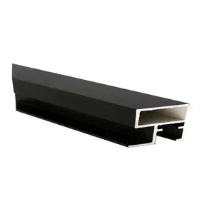 Black Aluminum Picture Frame Extrusion