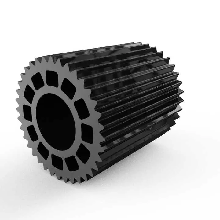 Black Anodized Aluminum Heat Sink for Devices