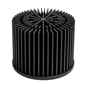 Black Sunflower Cylindrical Heatsink