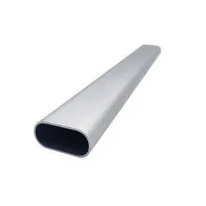 Brushed Oval Aluminum Tube for Furniture and Display