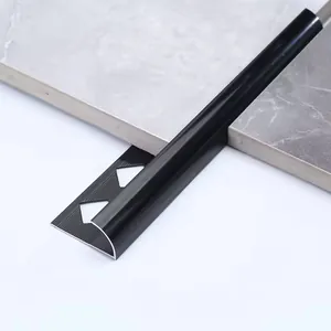 Brushed Round Aluminum Tile Edge Trim