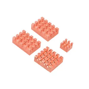 Copper Raspberry Pi Heat Sink Set