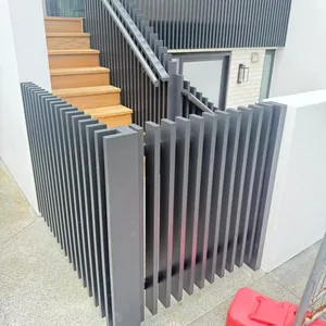 Custom Decorative Aluminum Handrails and Privacy Fence Panels for Villas