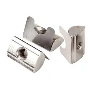 Drop In Zinc T-Slot Nut M6