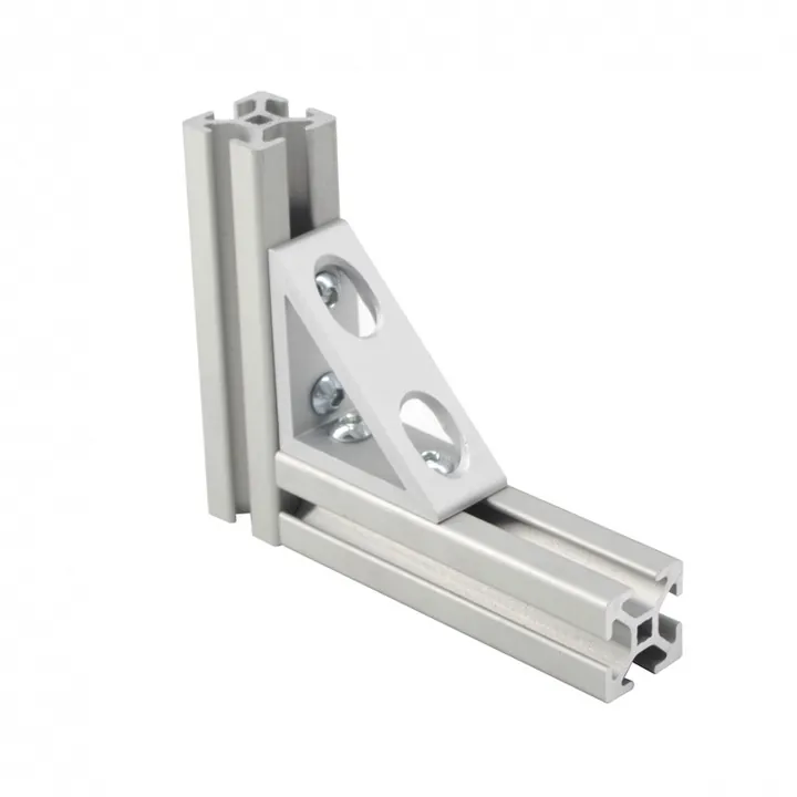 Extruded aluminium profiles bracket accessory