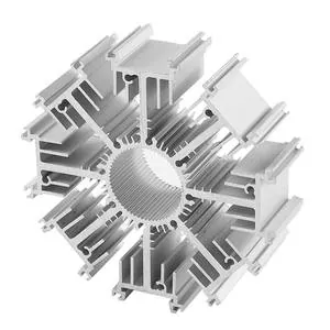 Flache Lamellen Aluminium Kühlkörper