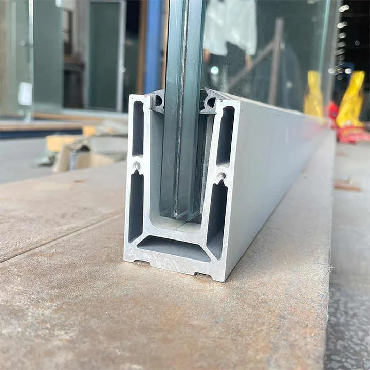 Glass Balcony Railing Aluminum U Channel Design