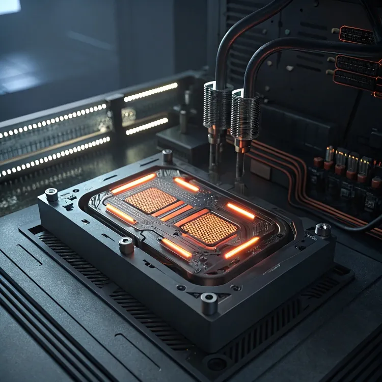 High-performance processor with advanced cooling