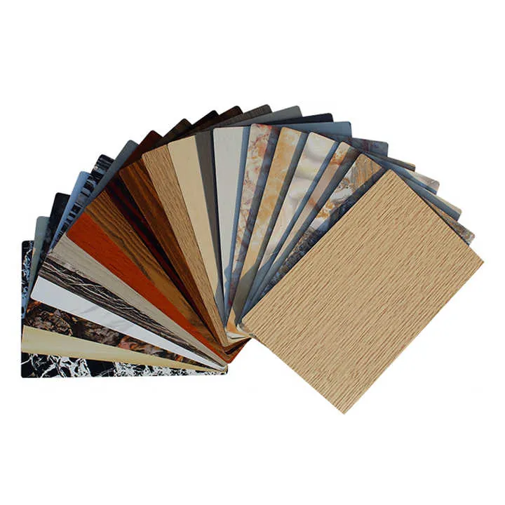 Venta caliente de alta calidad de recubrimiento en polvo de grano de madera de una sola cara placa de aluminio
