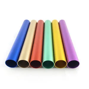 Industrial 6063 T6 Anodized Color Aluminum Tubes