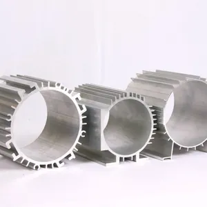 Industrial Aluminum Motor Body with Integrated Mounting Base