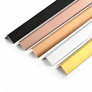 L-Shaped Anodized Aluminum Trim
