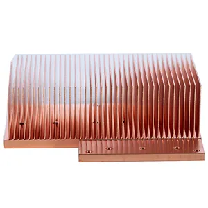 Large Copper Pin Fin Heatsink for Power Supply
