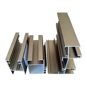 Large Section Powder Coated Aluminum Profile for Building Facades