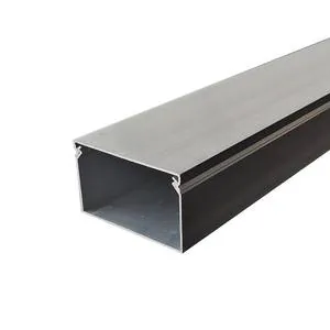 Modular Aluminum Cable Tray with Snap-In Channel for Wiring