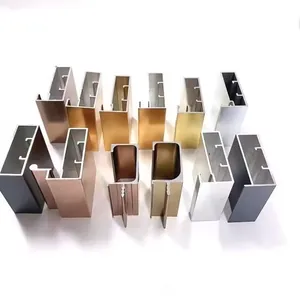 Multi-Color Anodized Aluminum Thin Frame Profile for Cabinet Doors