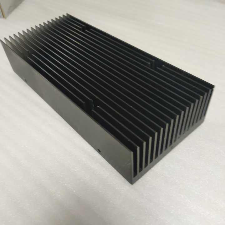 OEM 블랙 아노다이징 LED 알루미늄 방열판 라디에이터