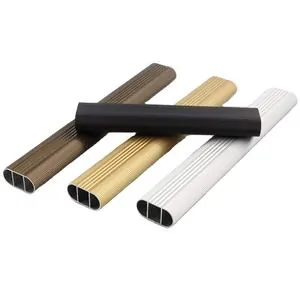 Oval Closet Hanging Rod Aluminum Tube for Wardrobes