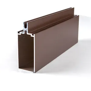 PVDF Coated Aluminum Curtain Wall Profile