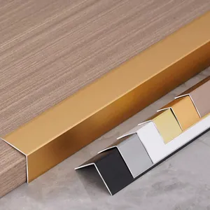 Powder Coated L Shape Brushed Aluminum Angle Trim
