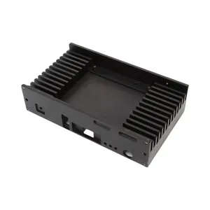 Precision Black Anodized Heat Sink