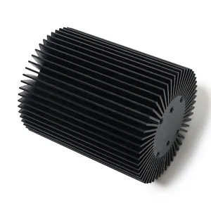 Round Aluminum Heat Sink Extrusion