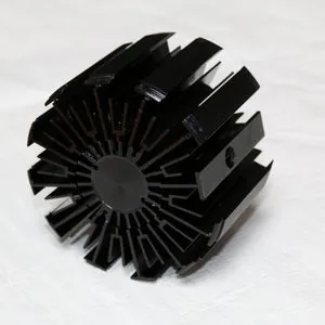 Runder CNC-Aluminium-Kühlkörper