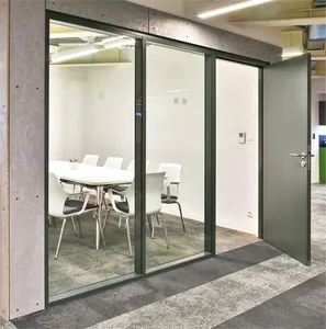 Soundproof Office Partition Wall with Aluminum Profile Frame