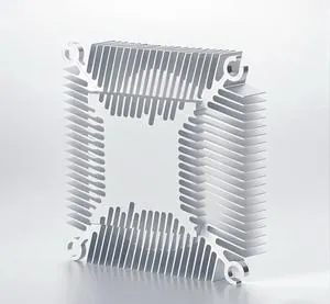 Sunflower Style Black Aluminum Heat Sink Profile