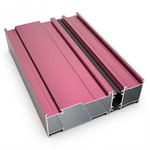 Thermal Break Aluminum Door Frame Extrusion for Sliding and Lifting Systems