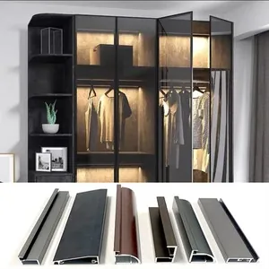 Wardrobe Sliding Door Aluminum Profile
