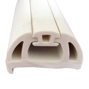White PVC Marine Trim with Reinforced Channel