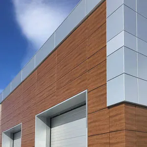 Wood Grain ACP Composite Wall Panel for Exterior Cladding