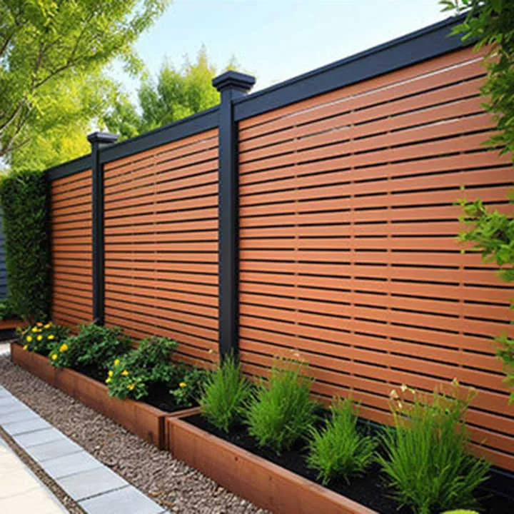 Lamas de aluminio con aspecto de madera
