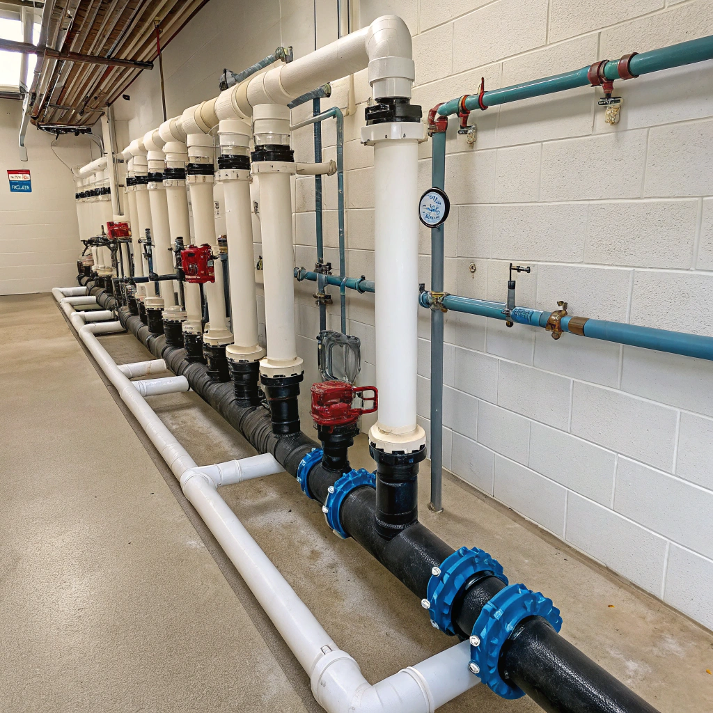 schwarze Lederstiefeletten